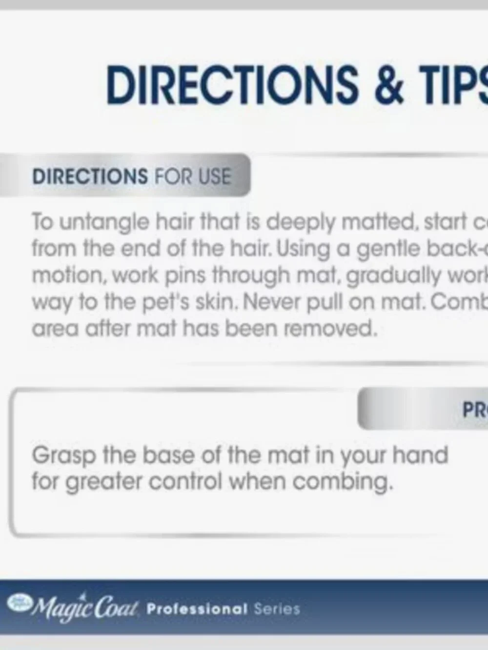 PETS: MAGIC COAT PROFESSIONAL DOG BRUSH